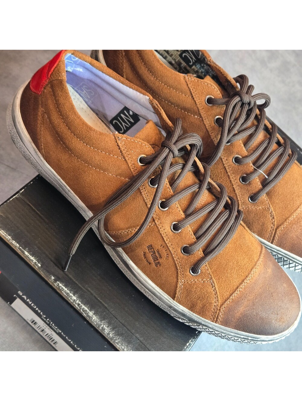 Sandro Moscoloni NY Republic - Brown (6501660144) Men's 13